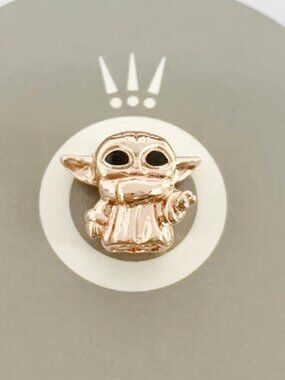 Pandora Star Wars™ Grogu™ Black Charm Rose Gold-Plated